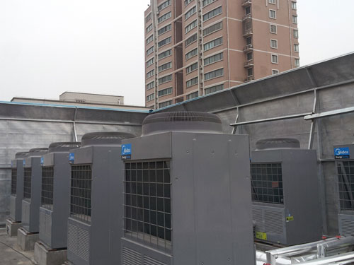 河南飯店空調(diào)外機(jī)降噪項(xiàng)目